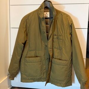 Snow peak Men's khaki colored winter Jacket